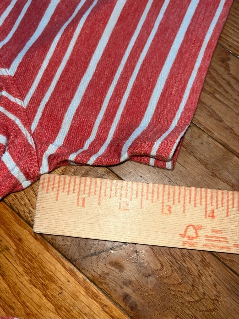 Banana Republic The Vintage T Striped Polo Size Large Cotton Blend